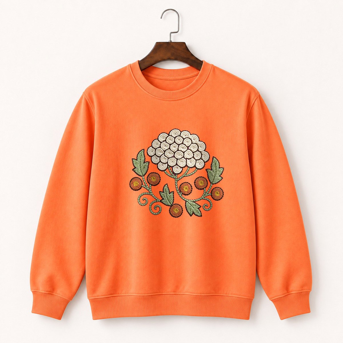 Yarrow Flower Crewneck Sweatshirt 3