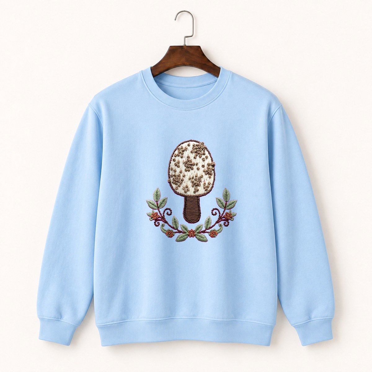 Shaggy Mane Mushroom Crewneck Sweatshirt 1