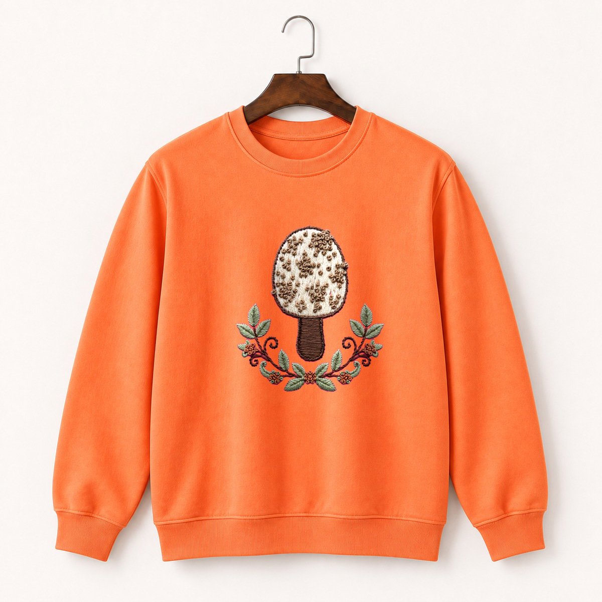 Shaggy Mane Mushroom Crewneck Sweatshirt 3