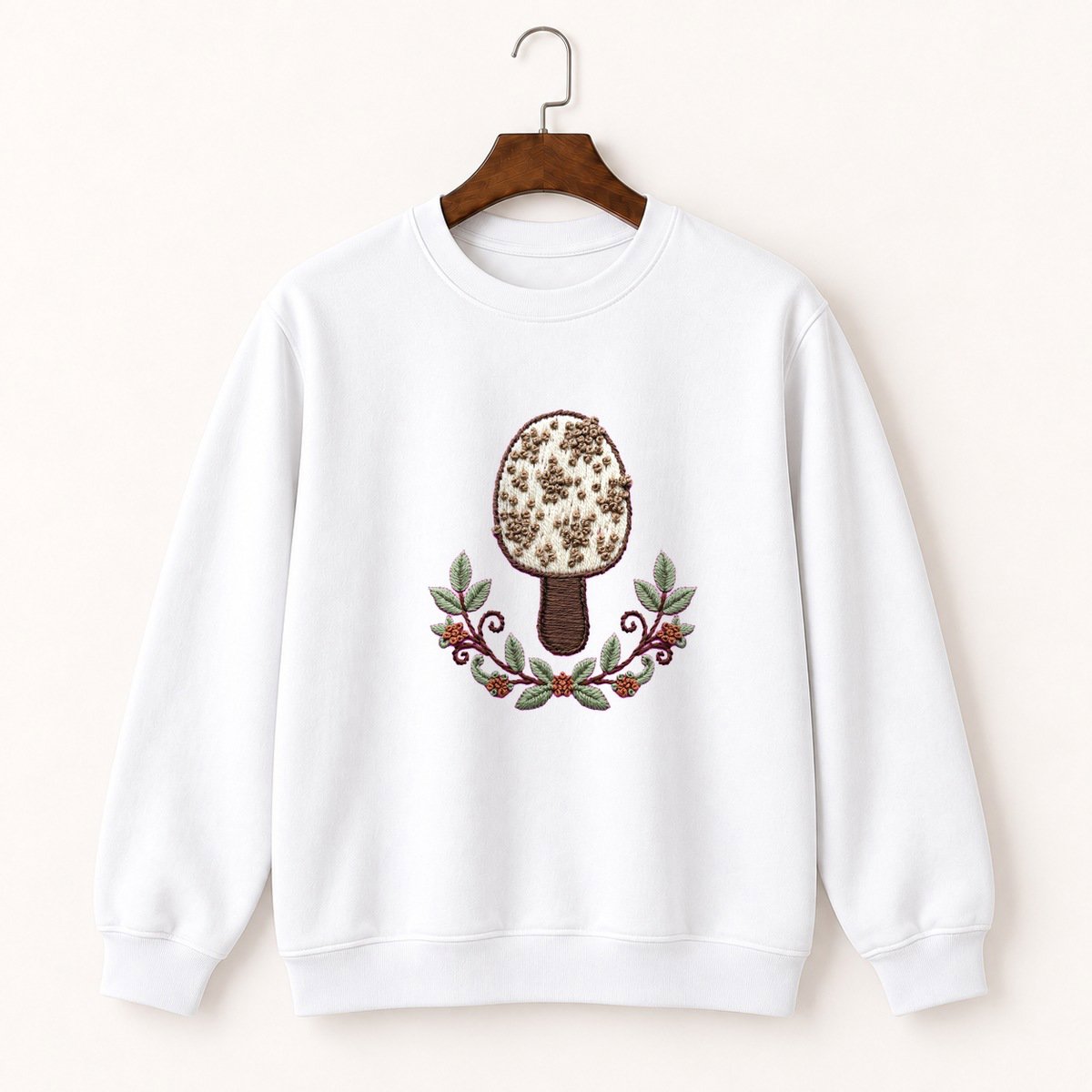 Shaggy Mane Mushroom Crewneck Sweatshirt 5