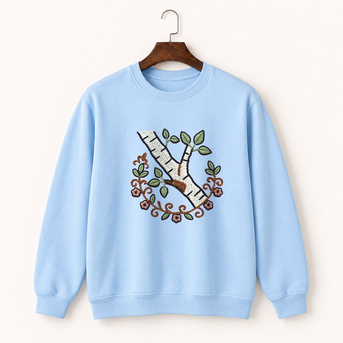 Birch Branch Crewneck Sweatshirt 1