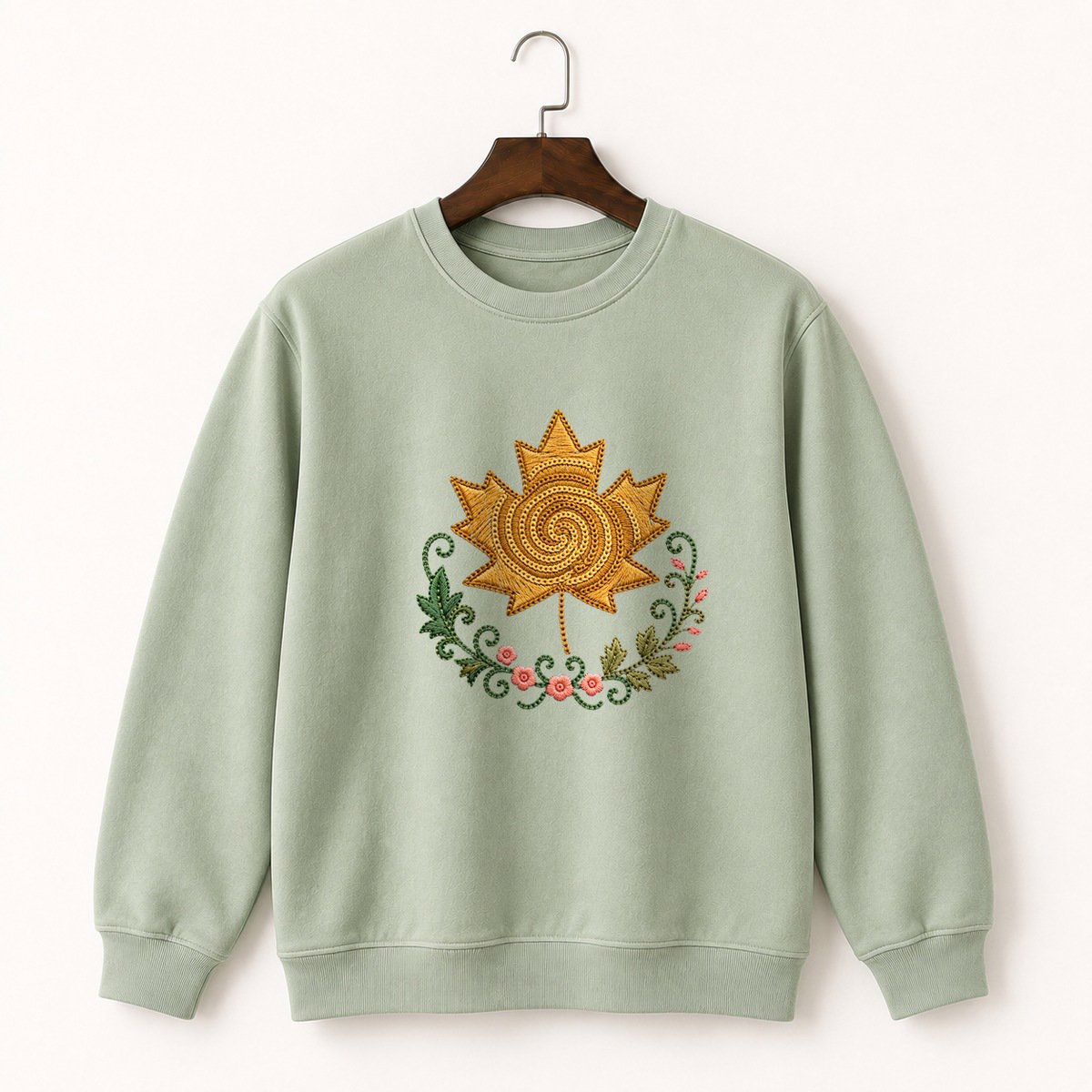 Maple Leaf Crewneck Sweatshirt 2