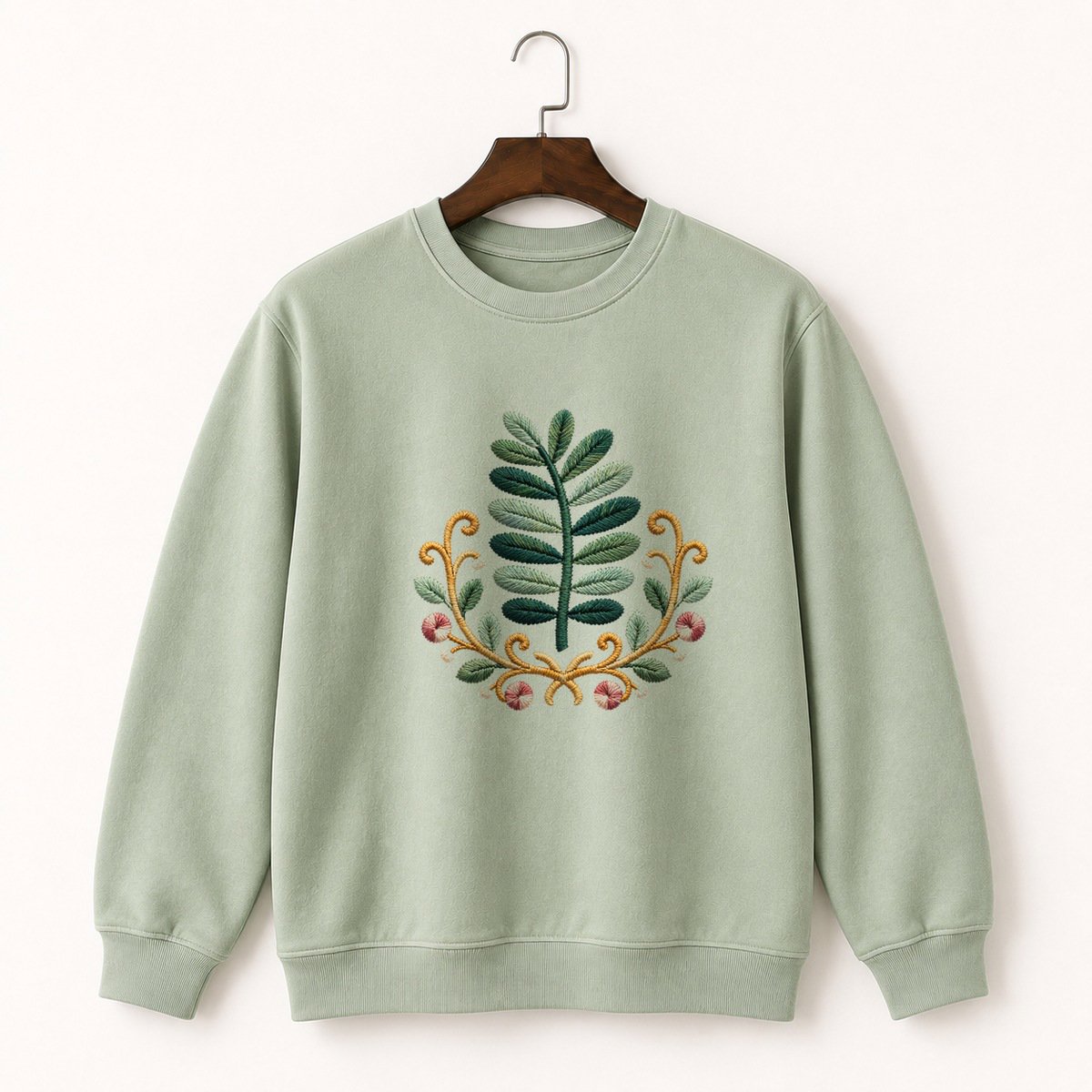 Fern Frond Crewneck Sweatshirt 2