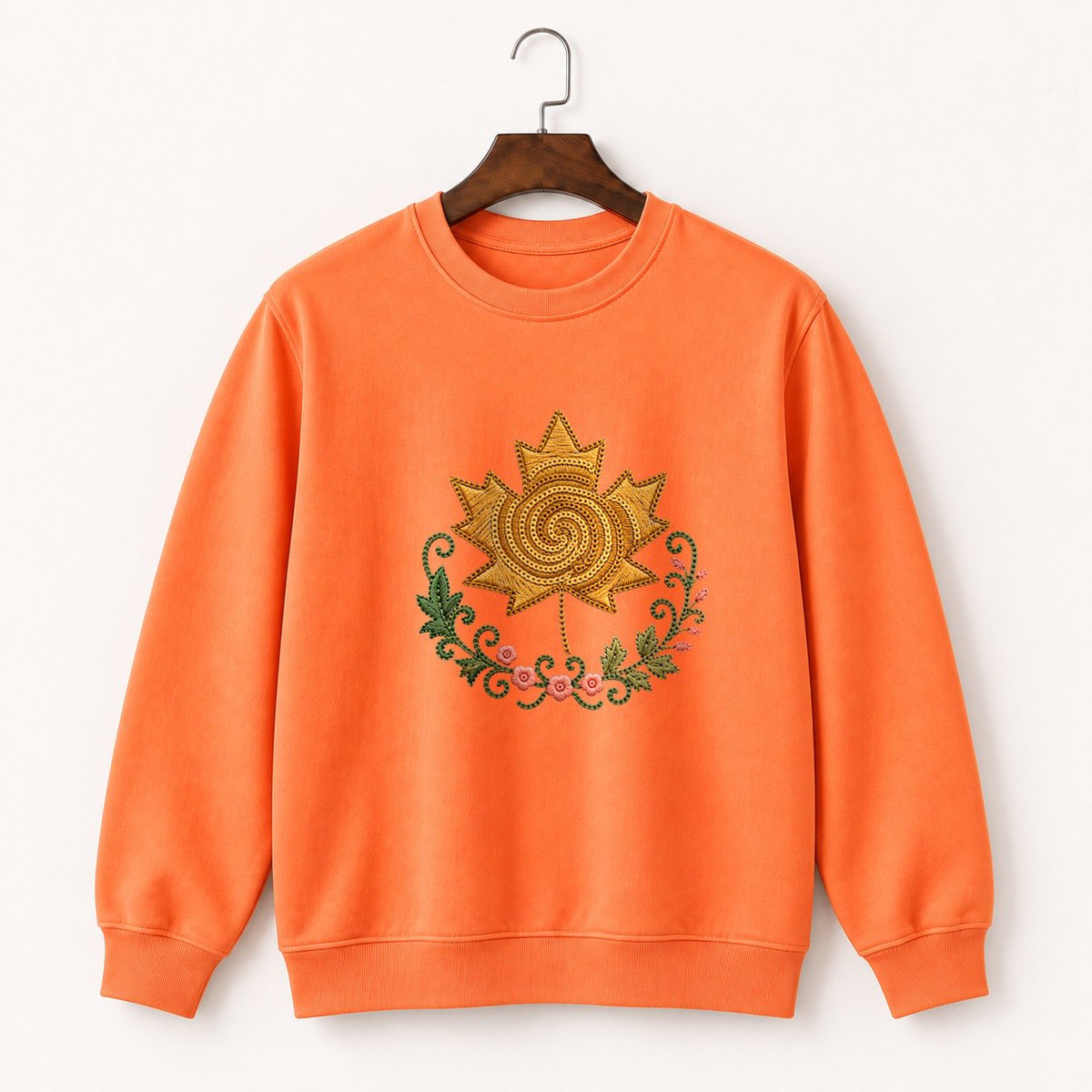 Maple Leaf Crewneck Sweatshirt 3