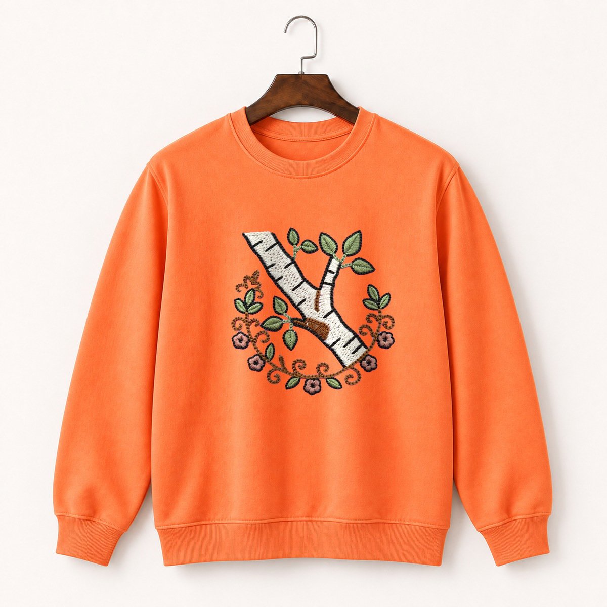 Birch Branch Crewneck Sweatshirt 3