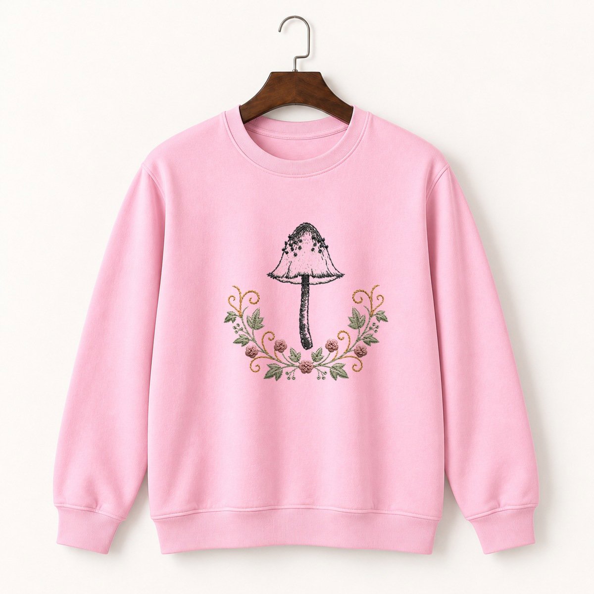 Ink Cap Mushroom Crewneck Sweatshirt 4
