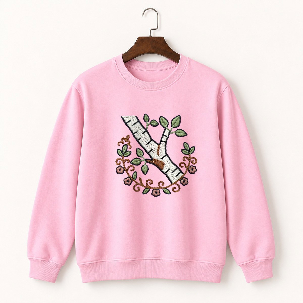 Birch Branch Crewneck Sweatshirt 4