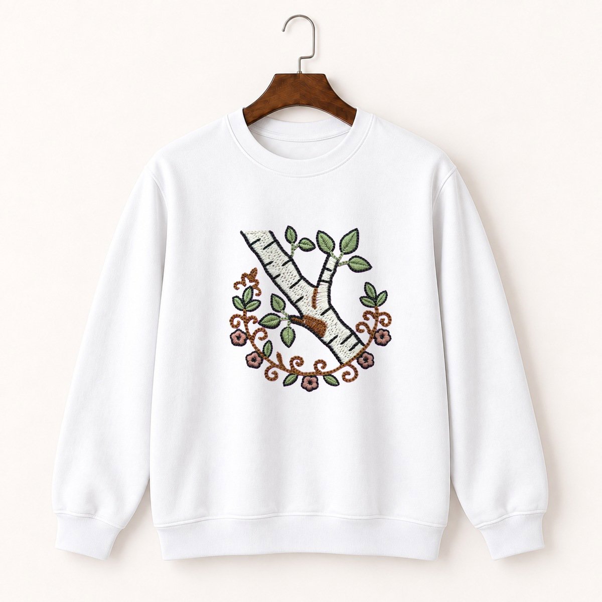 Birch Branch Crewneck Sweatshirt 5
