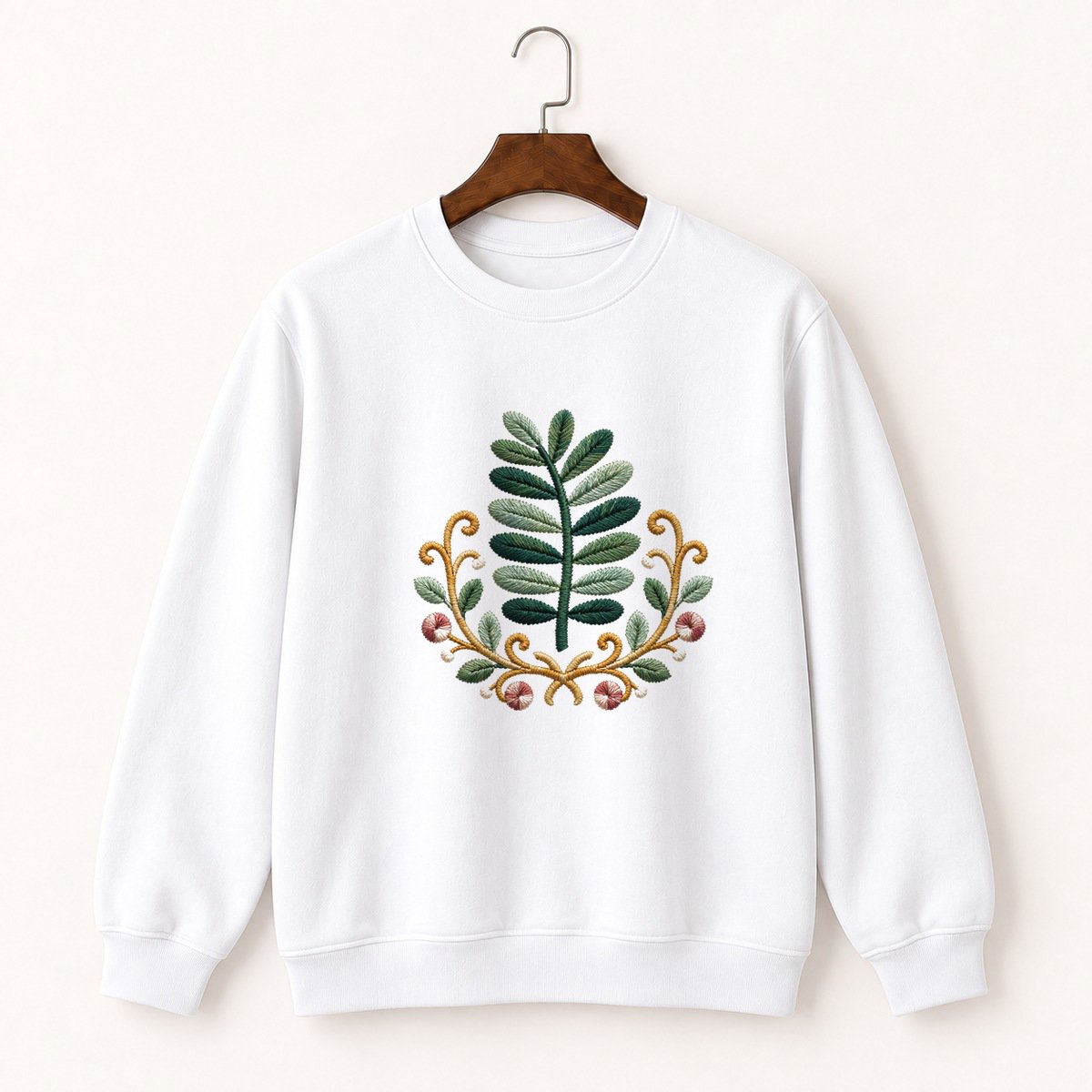 Fern Frond Crewneck Sweatshirt 5