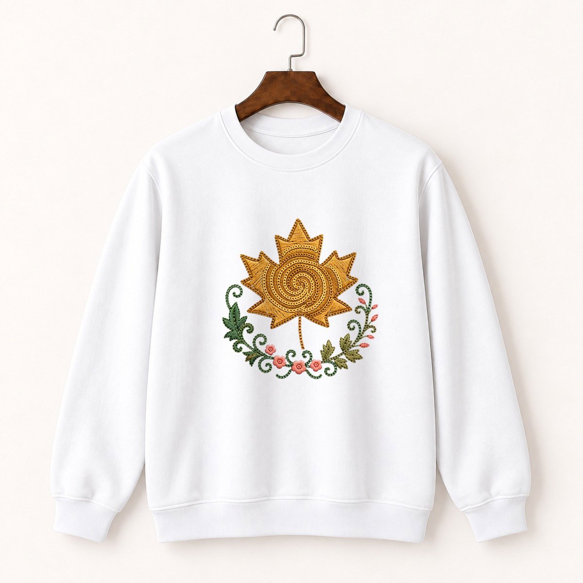 Maple Leaf Crewneck Sweatshirt 5