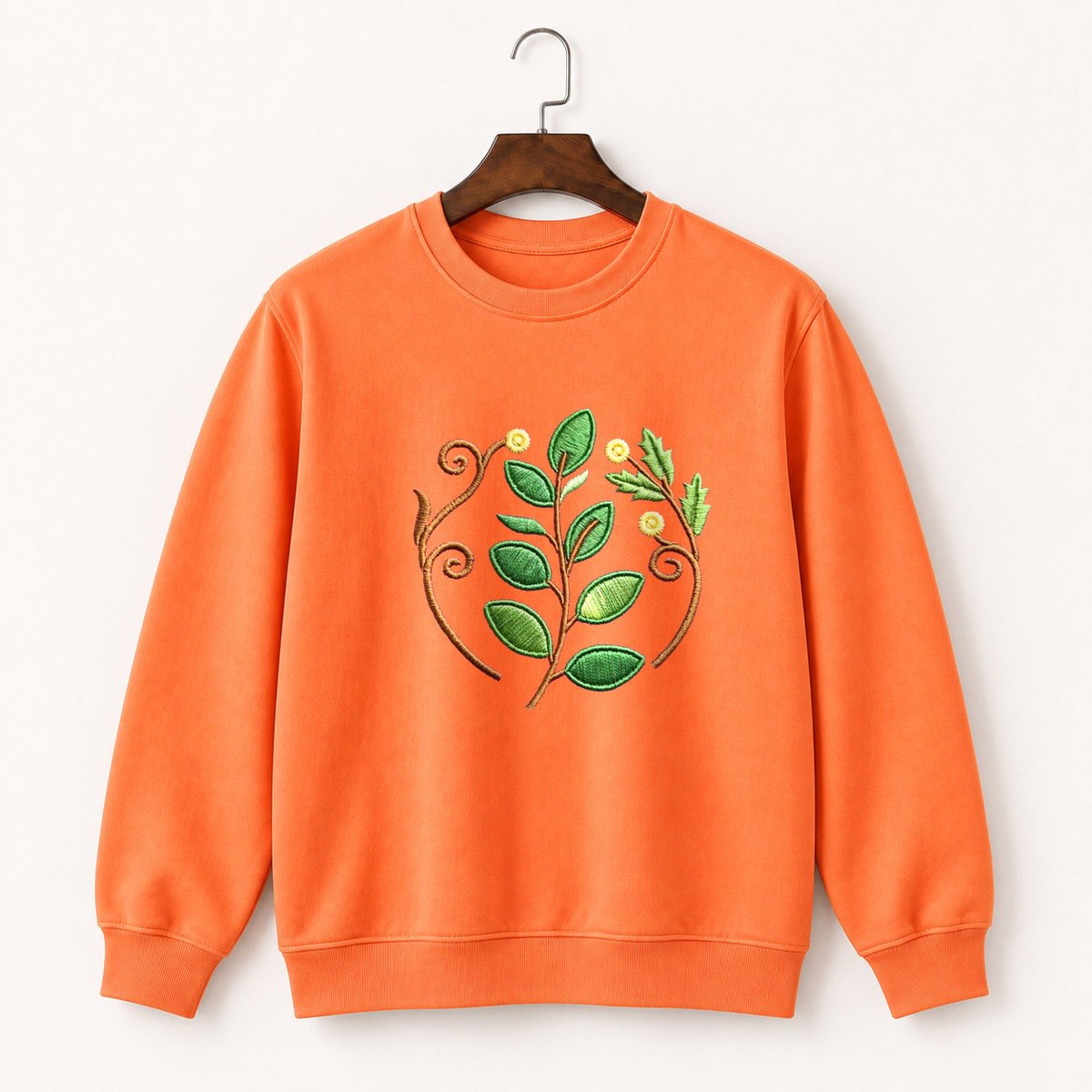 Eucalyptus Branch Crewneck Sweatshirt 3