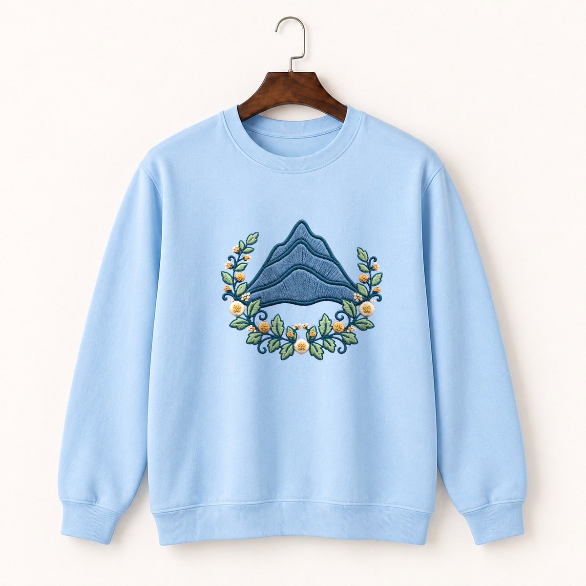 Blue Ridge Mountain Crewneck Sweatshirt 1