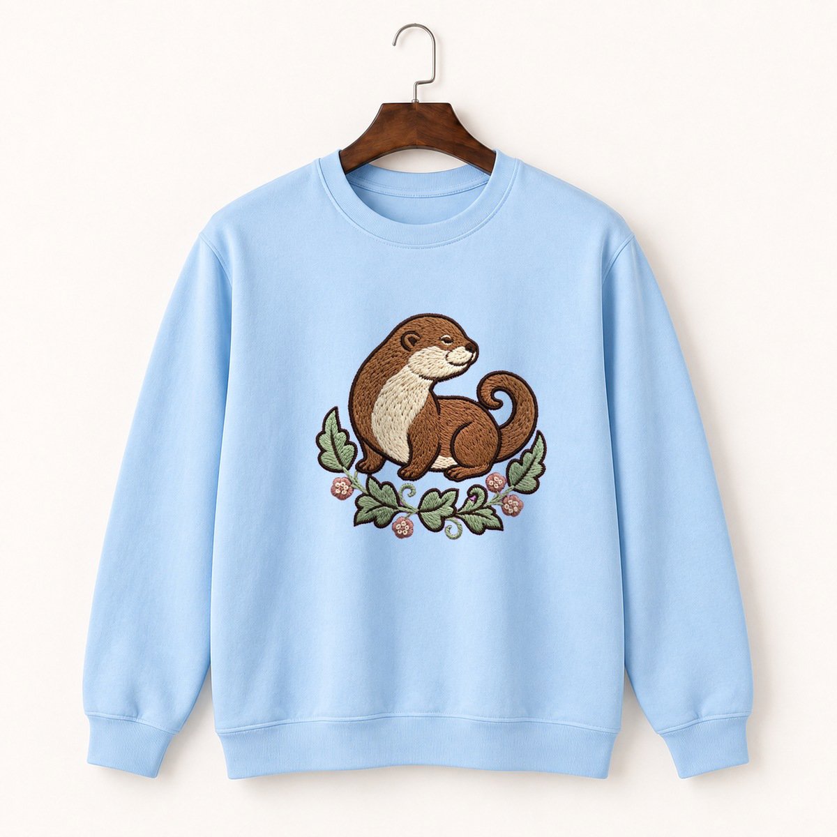 River Otter Crewneck Sweatshirt 1
