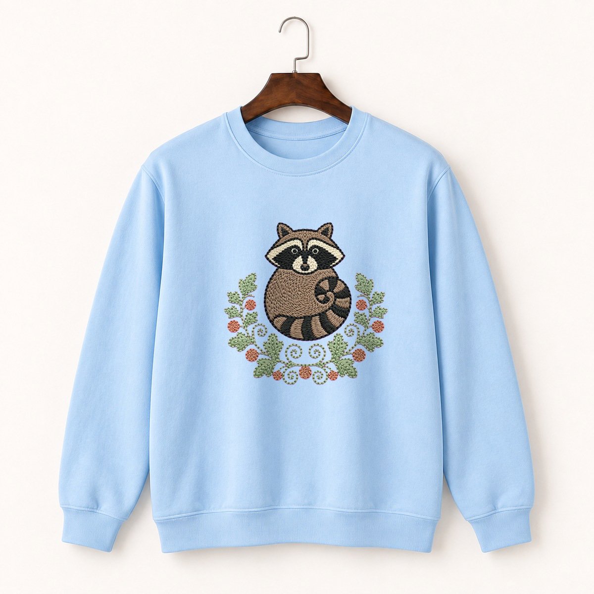 Raccoon Crewneck Sweatshirt 1