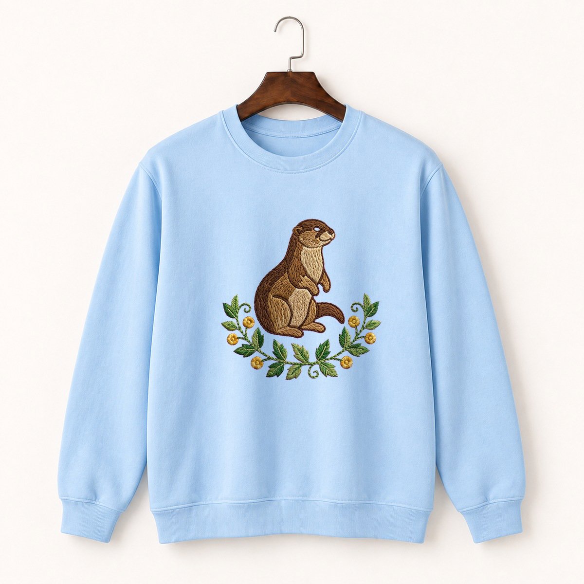 North American River Otter Crewneck Sweatshirt 1