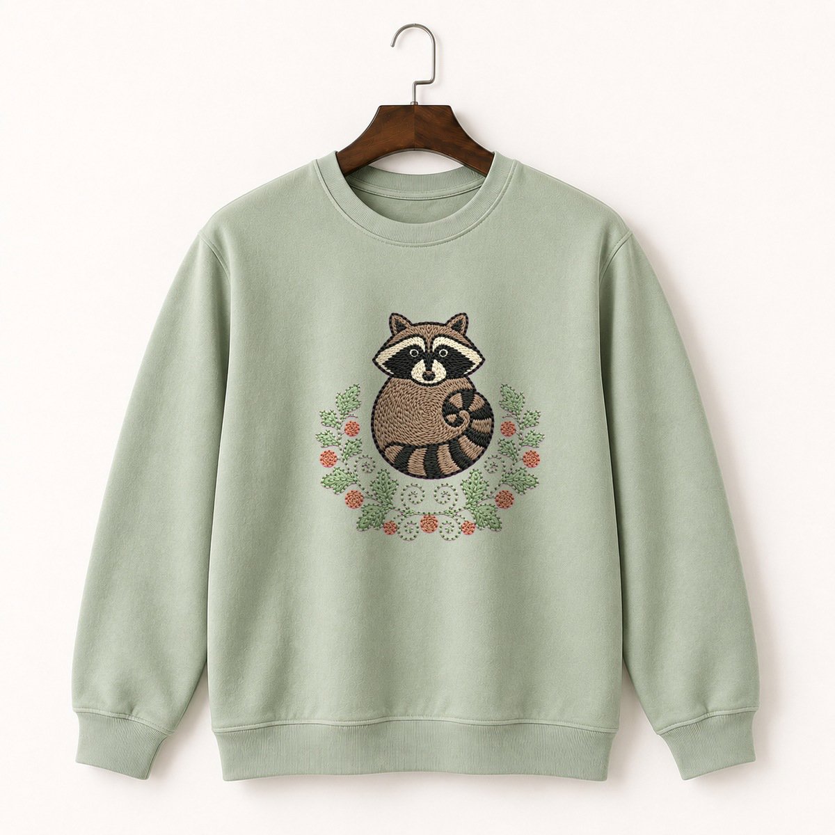 Raccoon Crewneck Sweatshirt 2