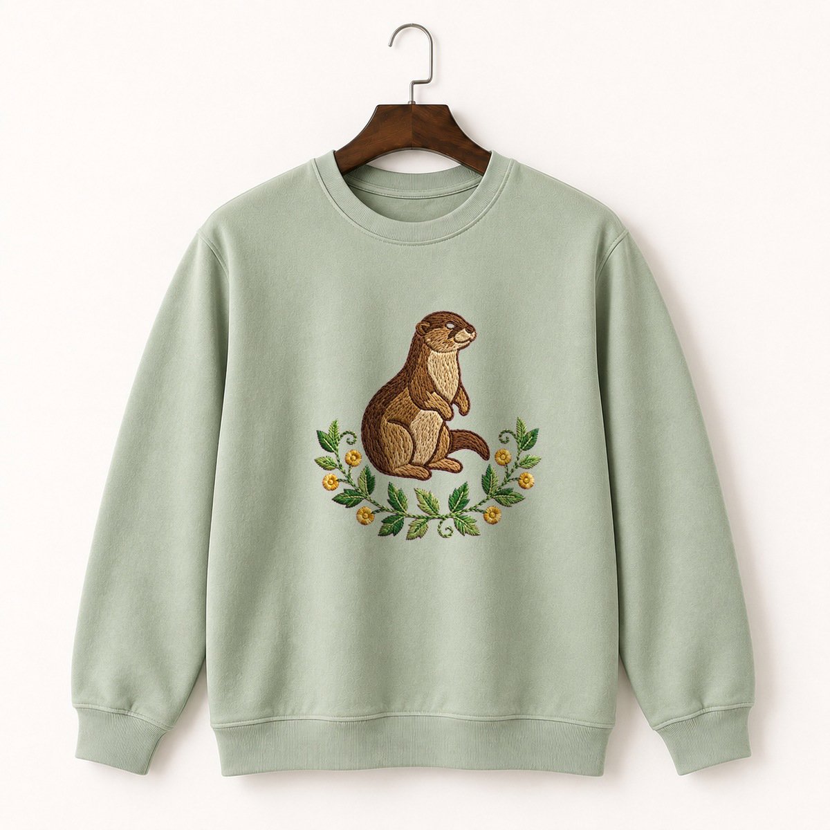 North American River Otter Crewneck Sweatshirt 2