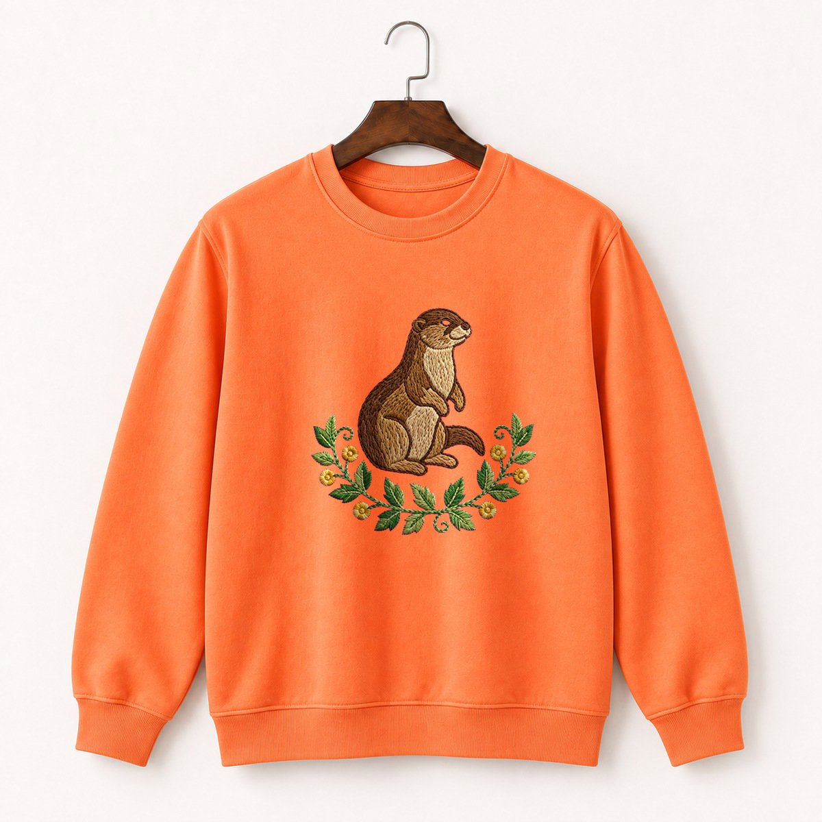 North American River Otter Crewneck Sweatshirt 3
