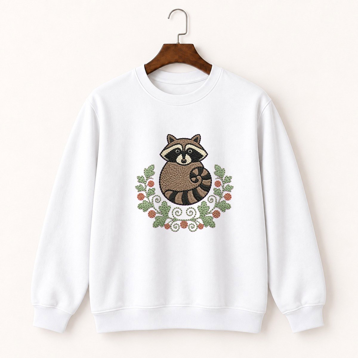 Raccoon Crewneck Sweatshirt 5