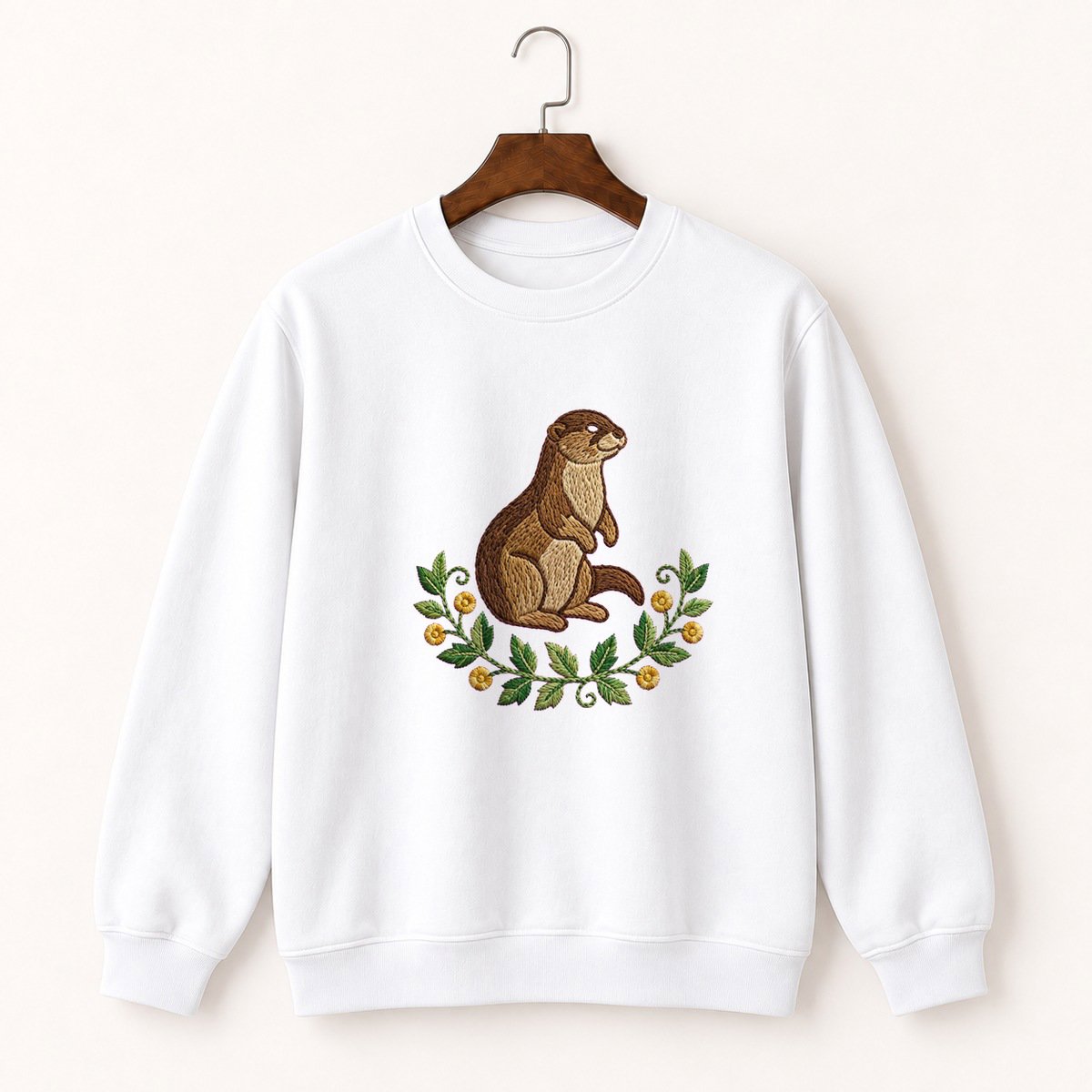 North American River Otter Crewneck Sweatshirt 5