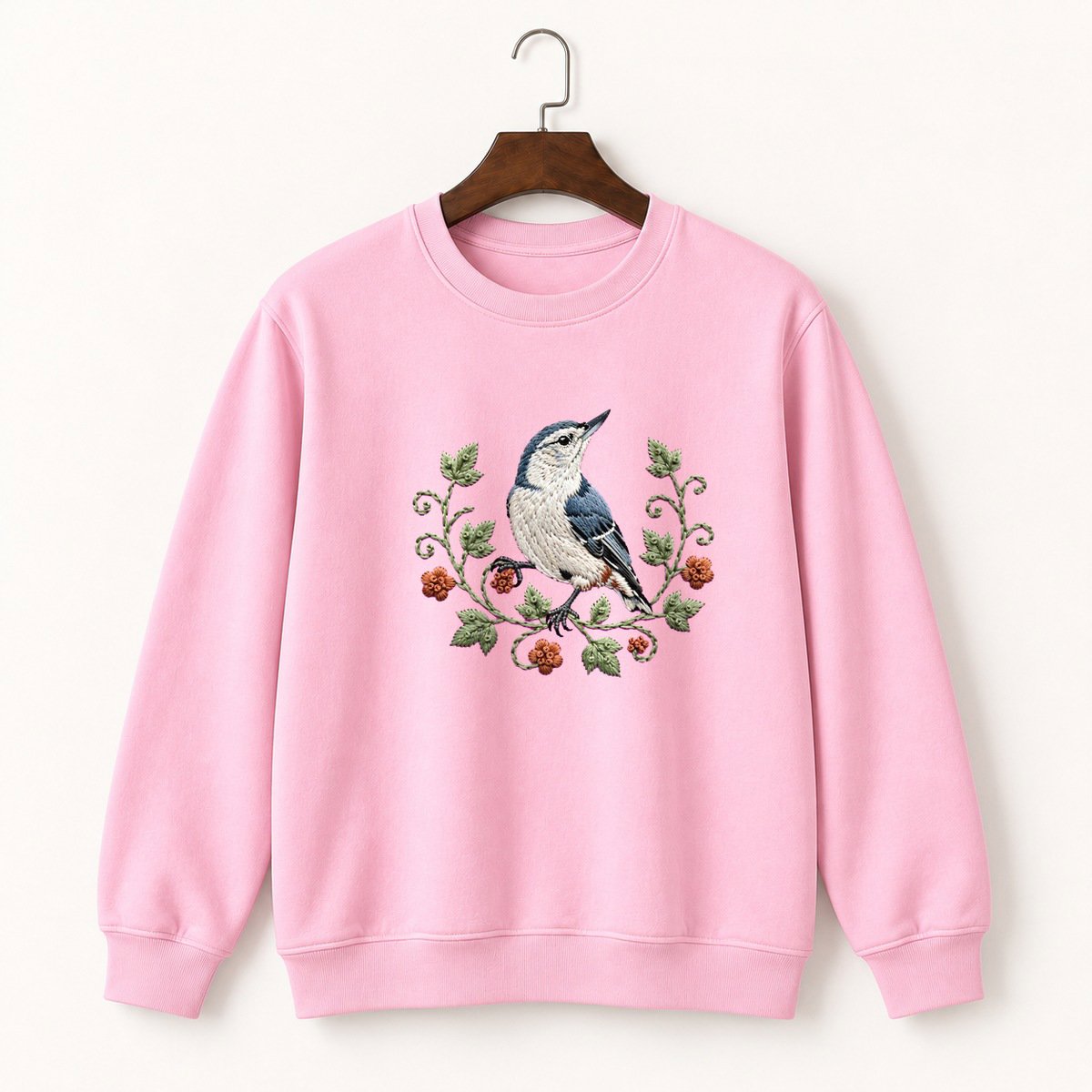 White-Breasted Nuthatch Crewneck Sweatshirt 4