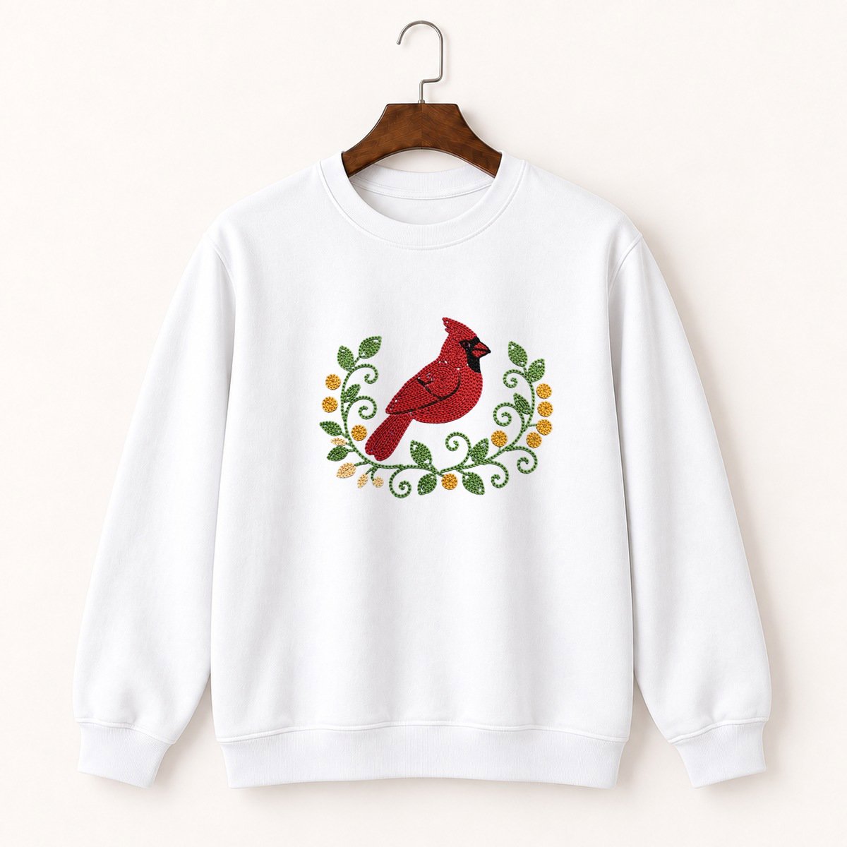 Northern Cardinal Crewneck Sweatshirt 5