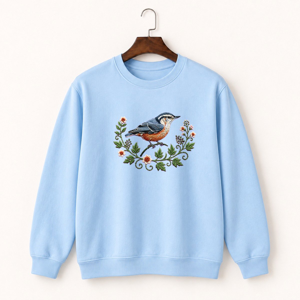 Red-Breasted Nuthatch Crewneck Sweatshirt 1
