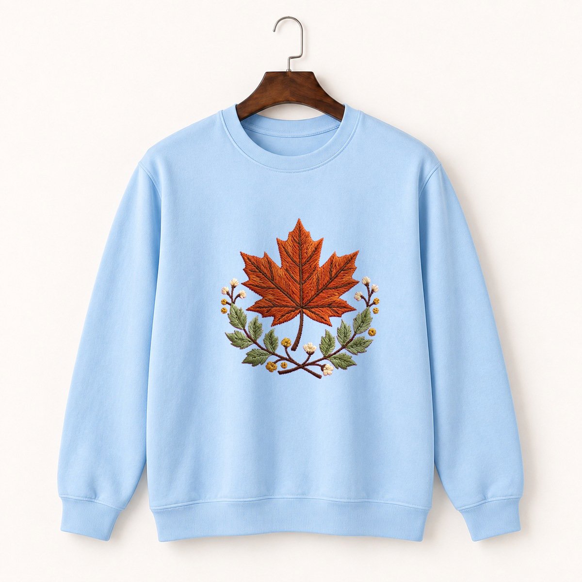 Maple Leaf Crewneck Sweatshirt 1