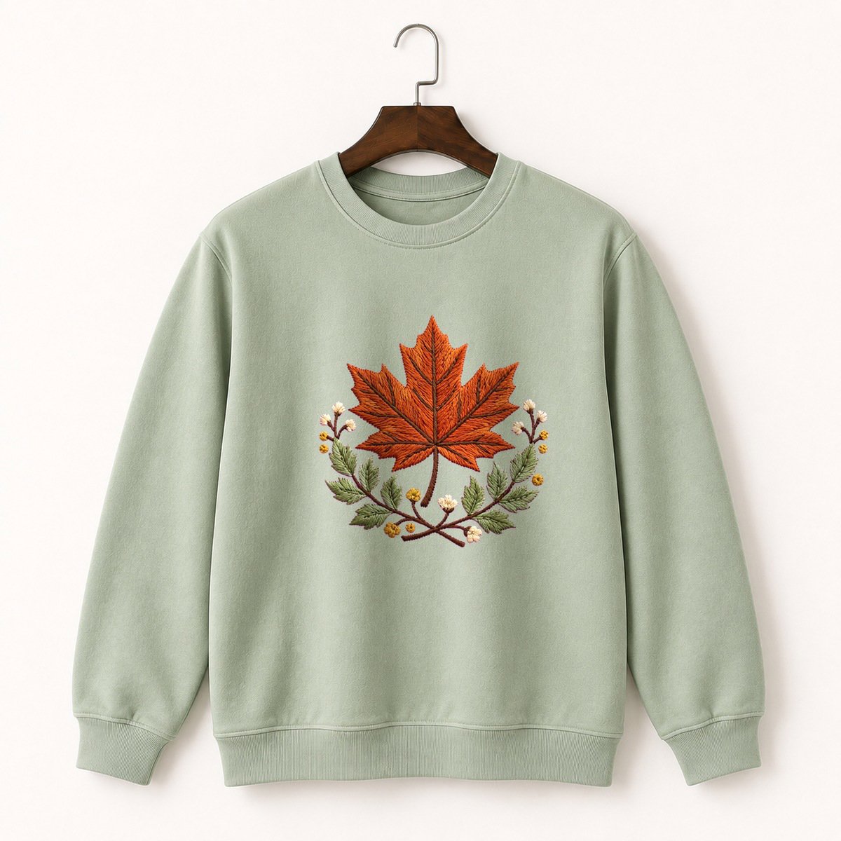 Maple Leaf Crewneck Sweatshirt 2