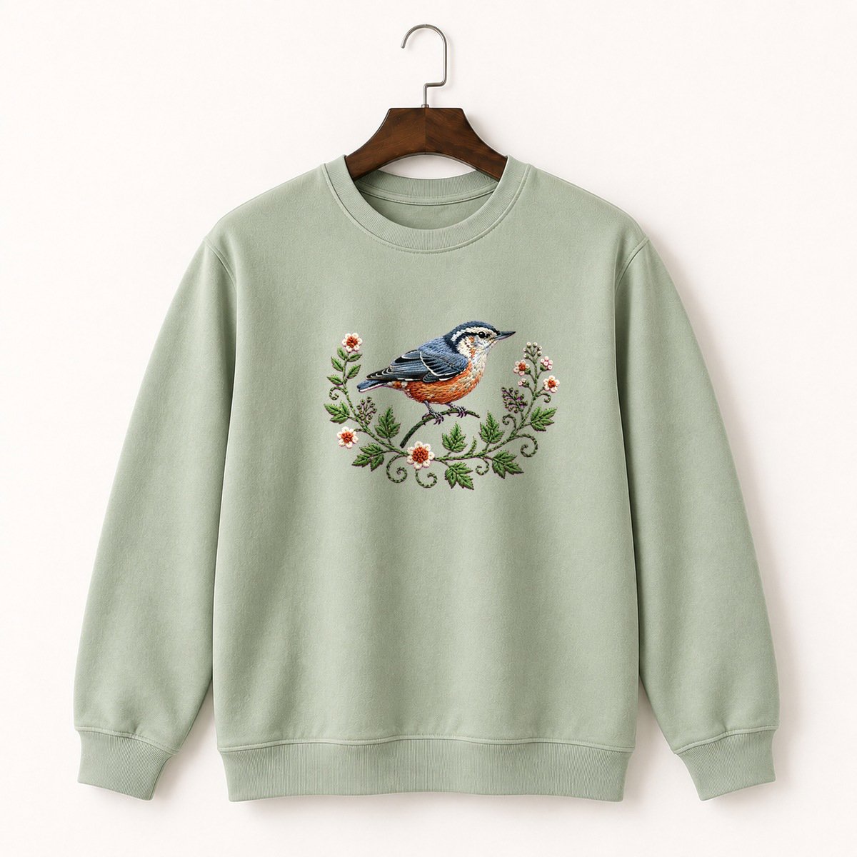 Red-Breasted Nuthatch Crewneck Sweatshirt 2