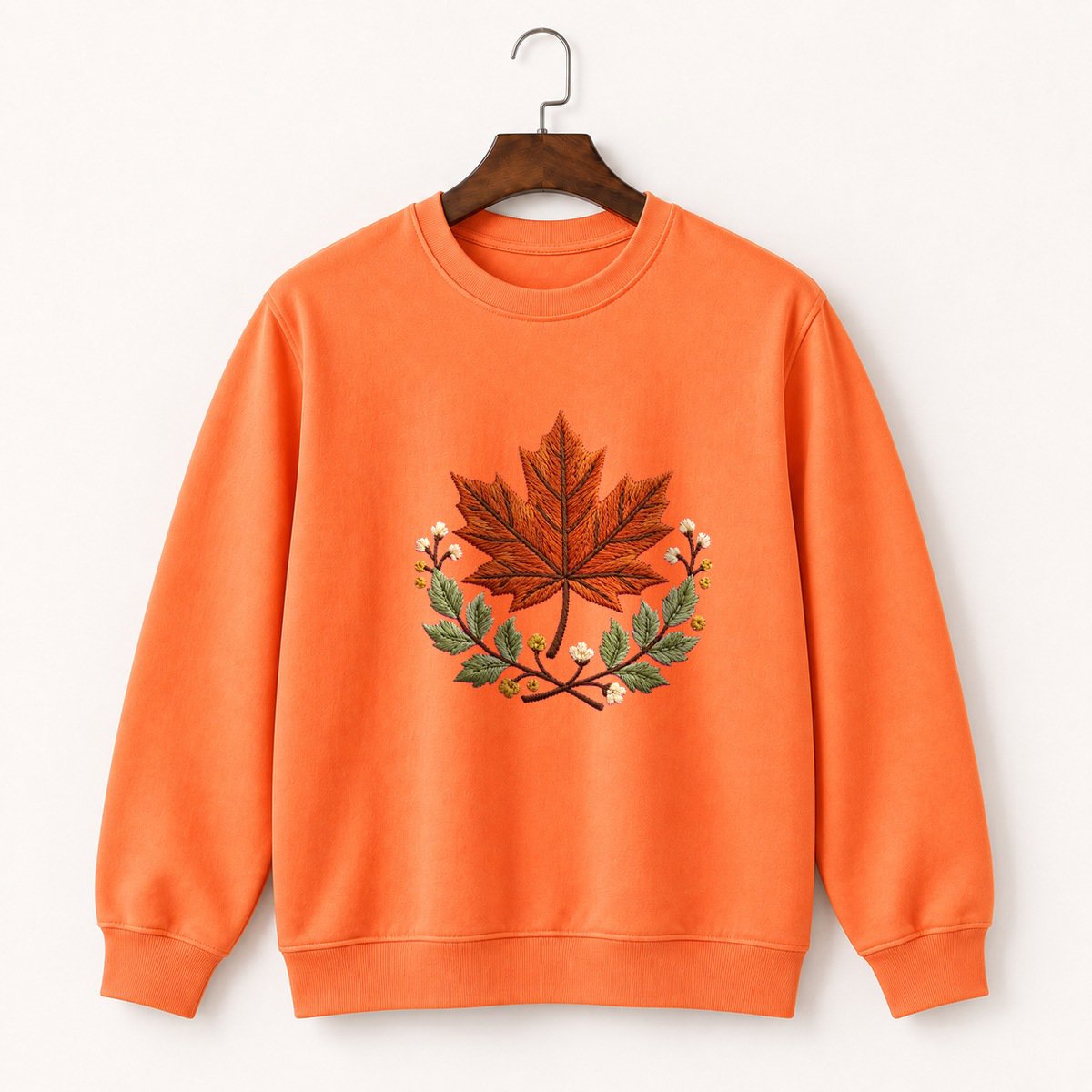 Maple Leaf Crewneck Sweatshirt 3