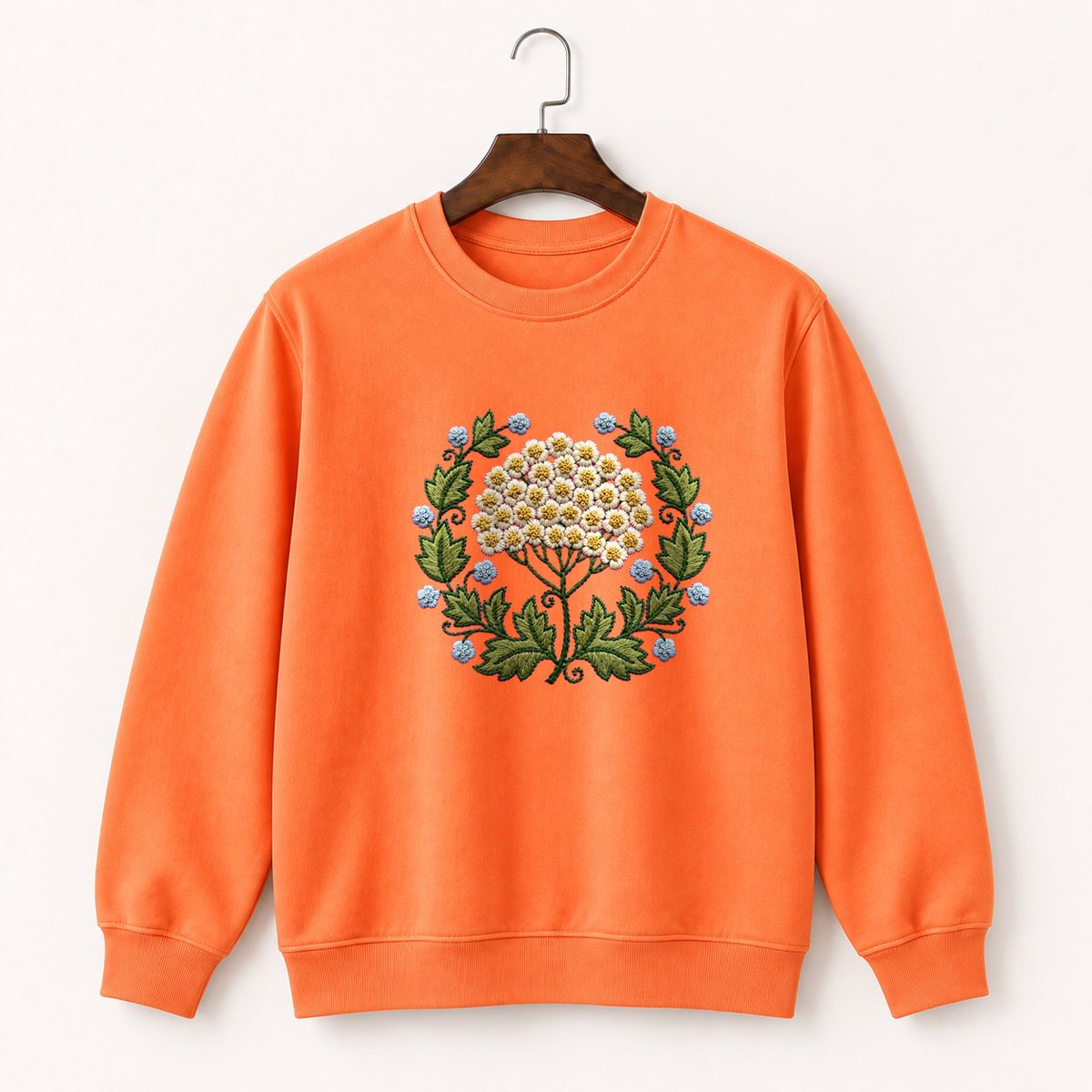Yarrow Flower Crewneck Sweatshirt 3