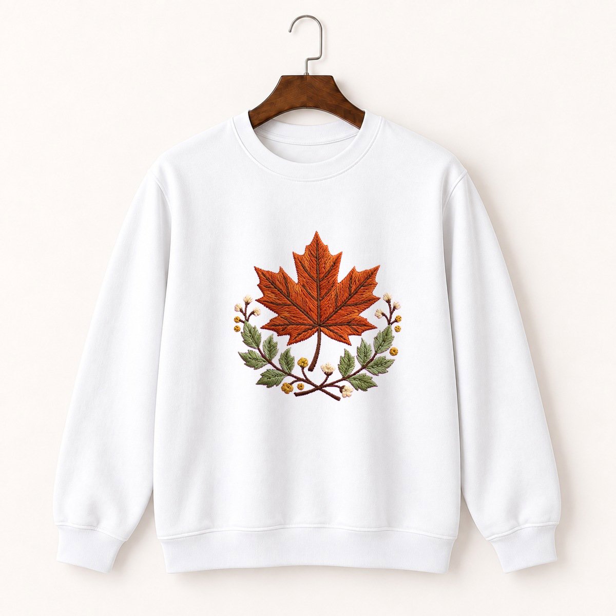 Maple Leaf Crewneck Sweatshirt 5