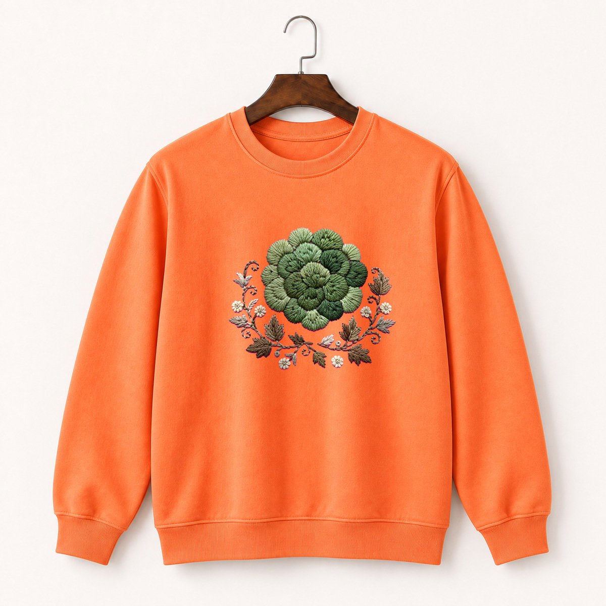Woodland Moss Crewneck Sweatshirt 3