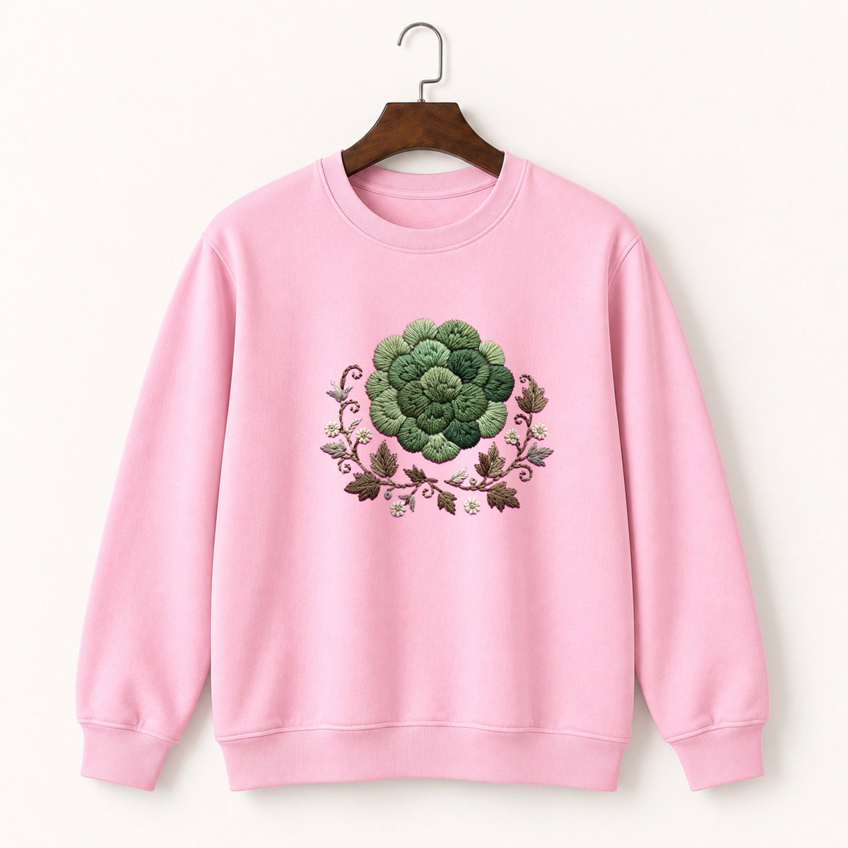 Woodland Moss Crewneck Sweatshirt 4