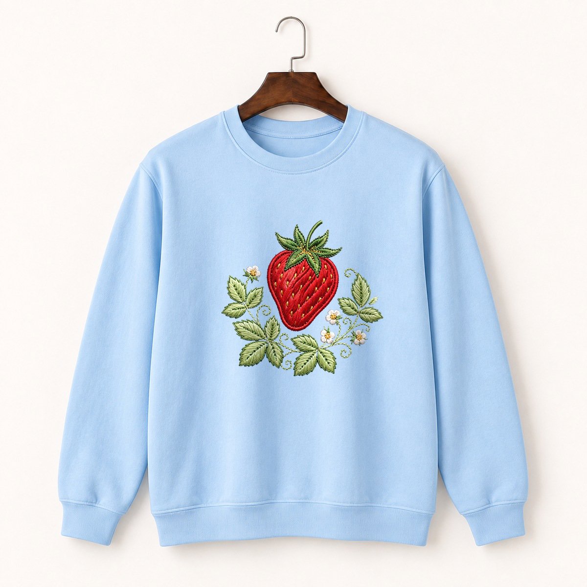 Wild Strawberry Crewneck Sweatshirt 1