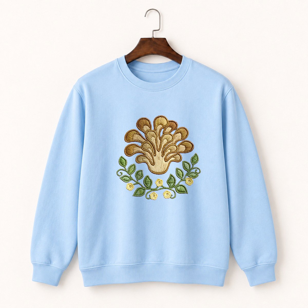 Maitake Mushroom Crewneck Sweatshirt 1