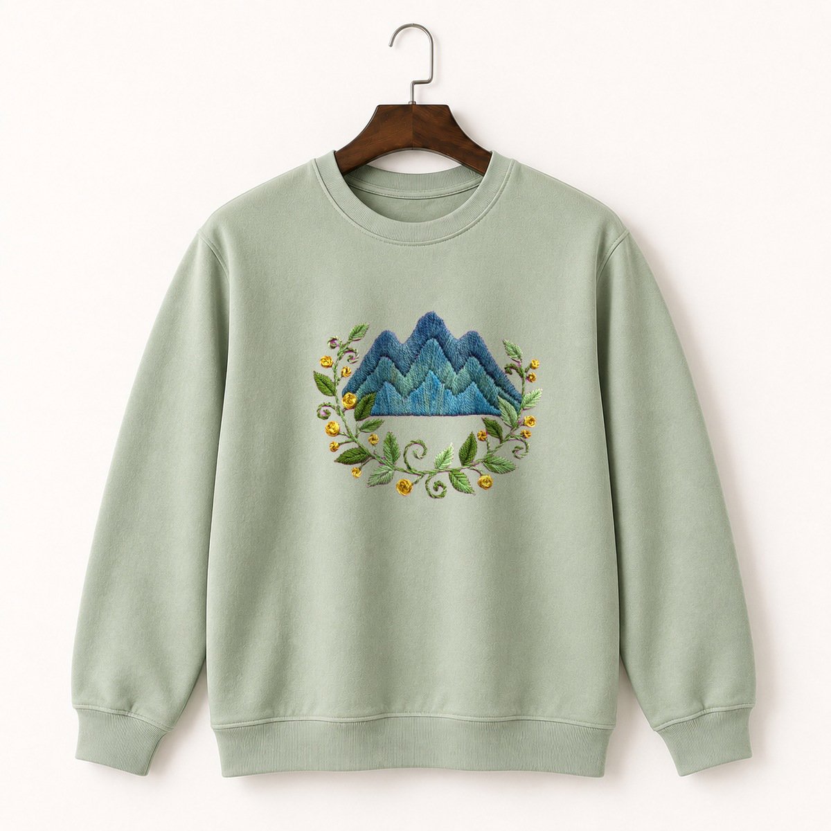 Adirondack Mountains Crewneck Sweatshirt 2