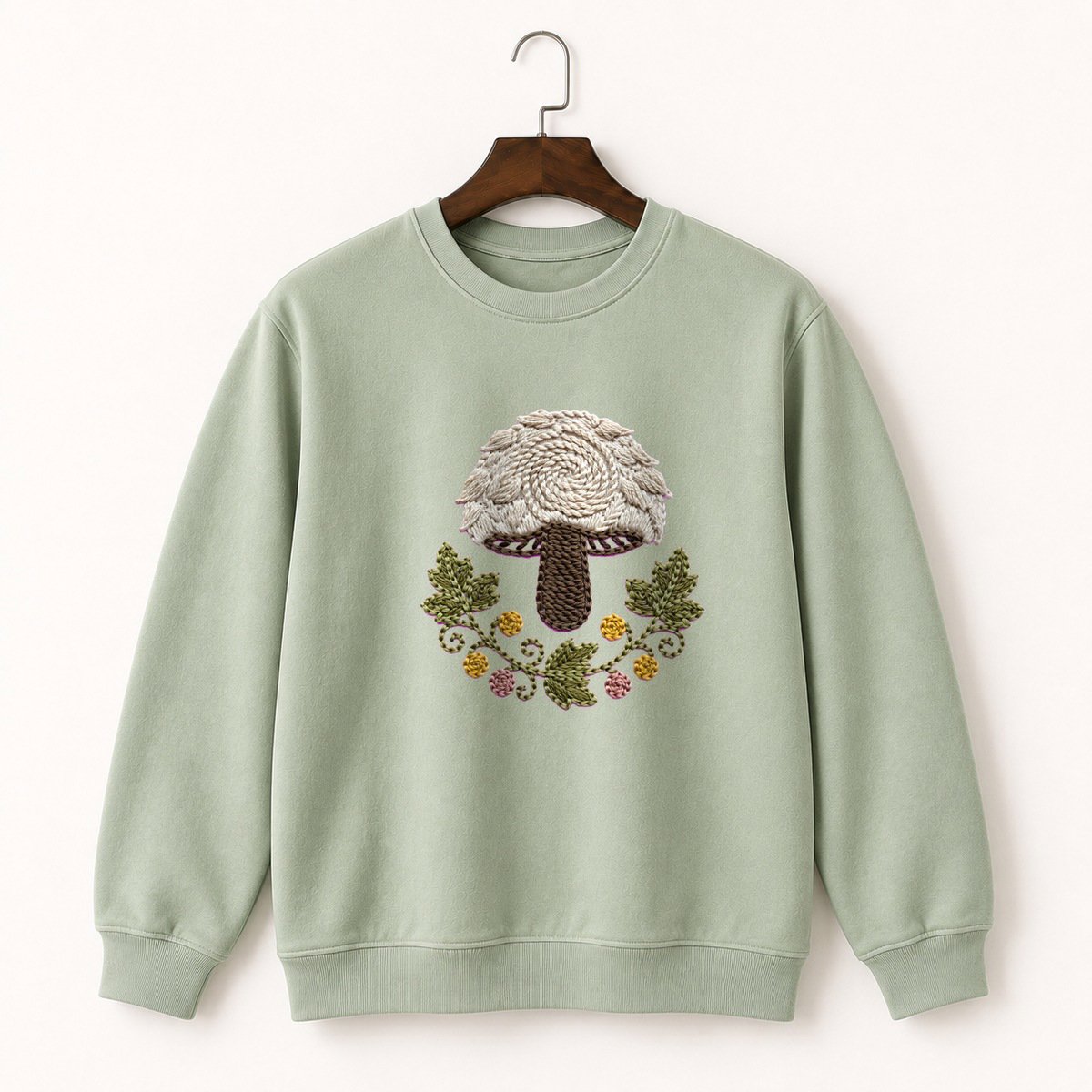 Shaggy Mane Mushroom Crewneck Sweatshirt 2