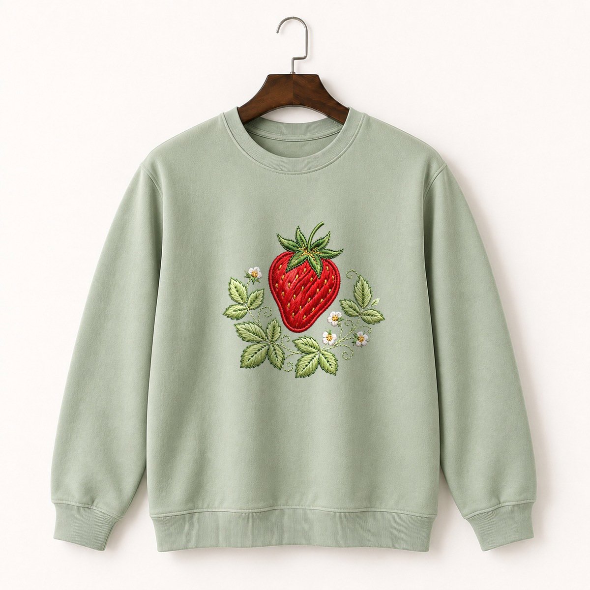 Wild Strawberry Crewneck Sweatshirt 2
