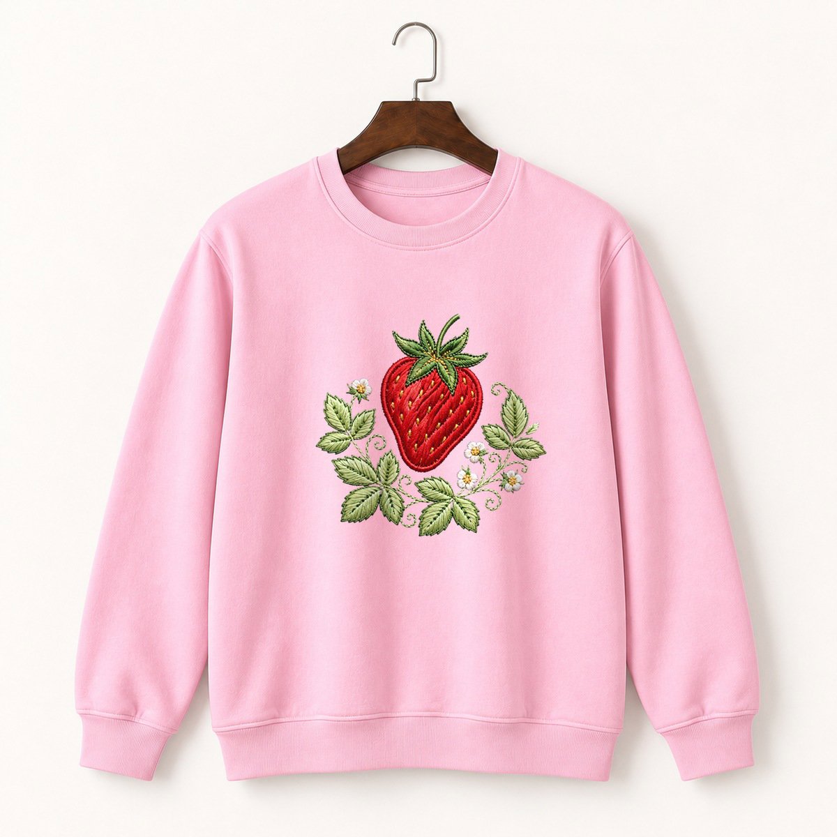 Wild Strawberry Crewneck Sweatshirt 4