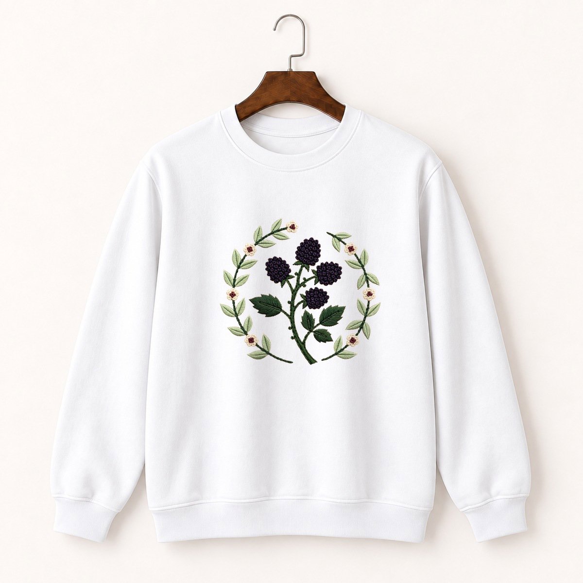 Blackberry Branch Crewneck Sweatshirt 5