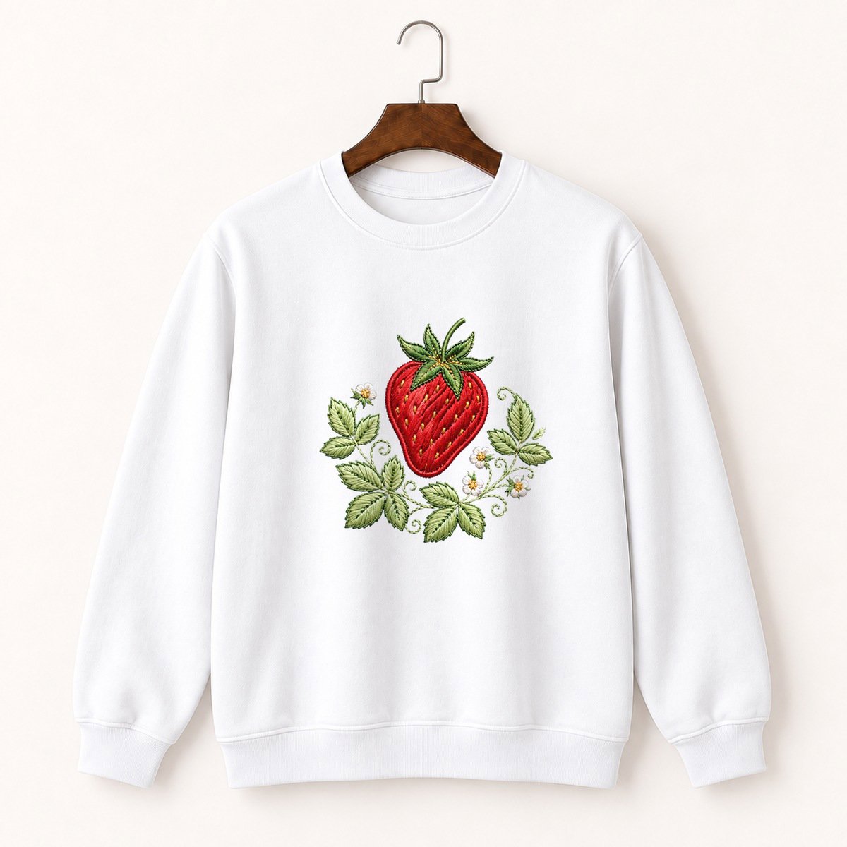 Wild Strawberry Crewneck Sweatshirt 5