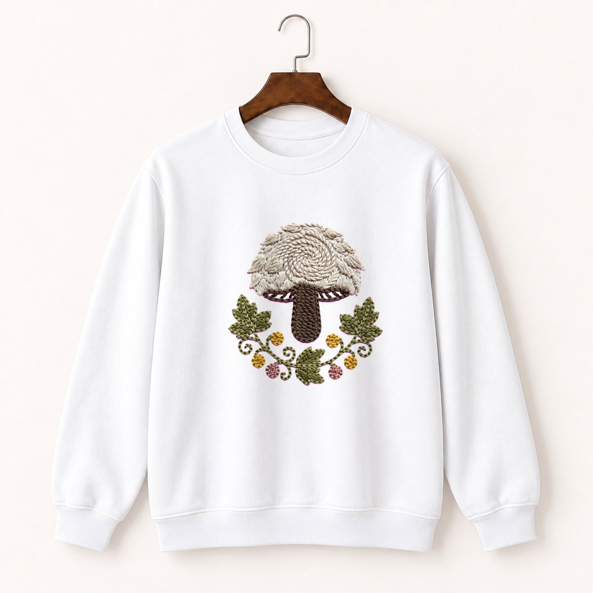 Shaggy Mane Mushroom Crewneck Sweatshirt 5