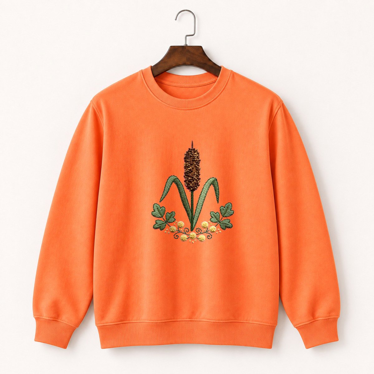 Cattail Plant Crewneck Sweatshirt 3
