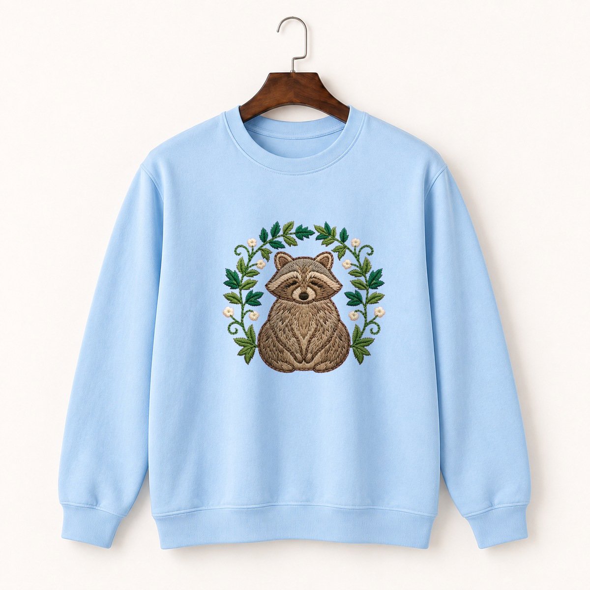 Raccoon Crewneck Sweatshirt 1