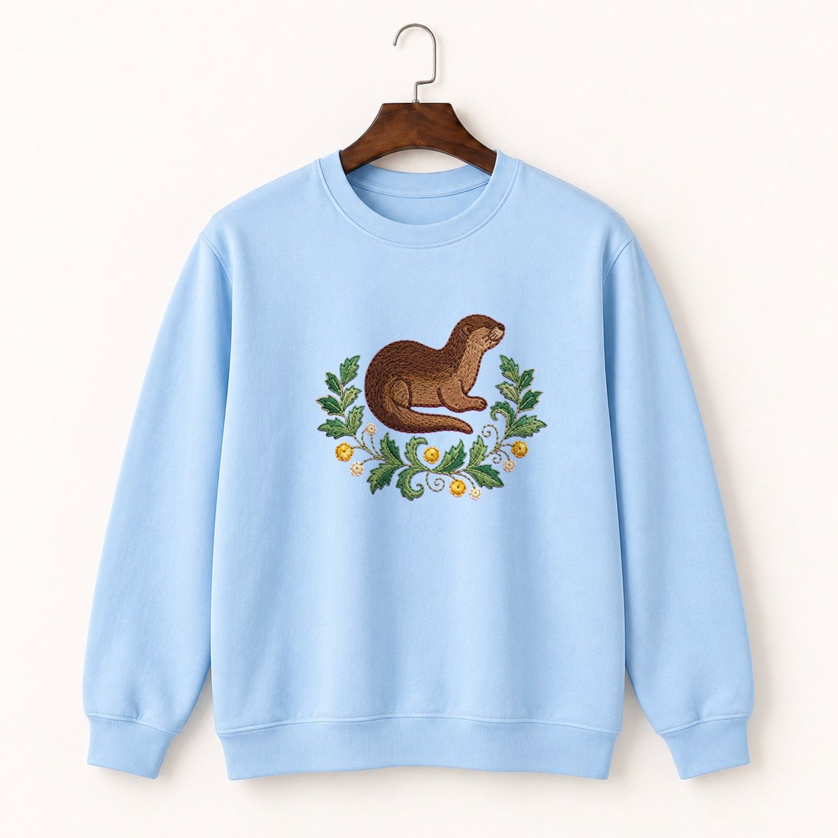 River Otter Crewneck Sweatshirt 1