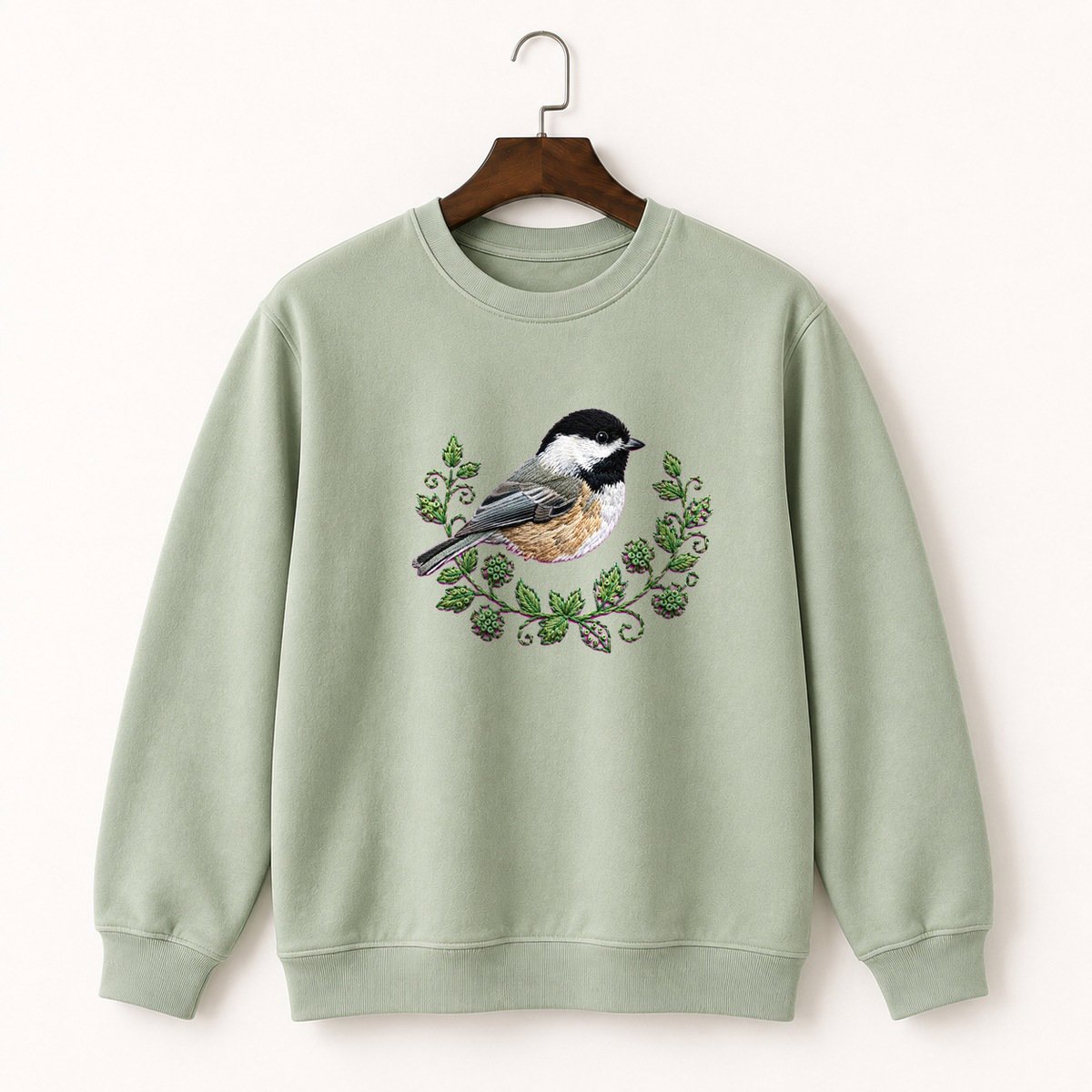 Black-Capped Chickadee Crewneck Sweatshirt 2