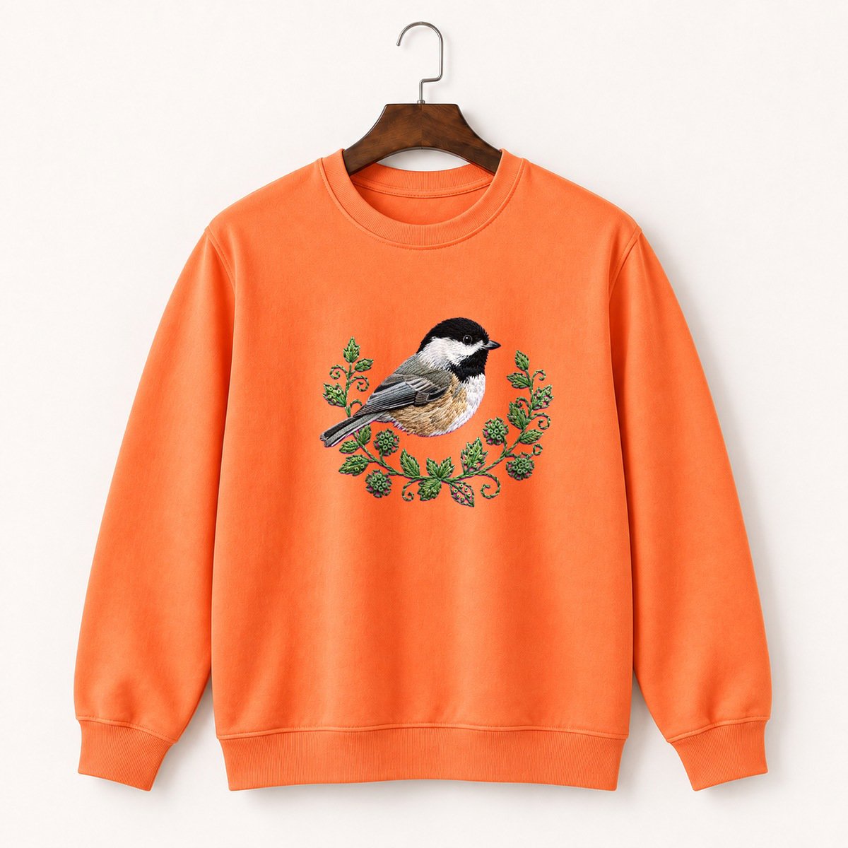 Black-Capped Chickadee Crewneck Sweatshirt 3