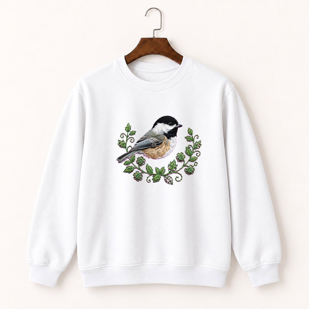 Black-Capped Chickadee Crewneck Sweatshirt 5